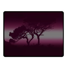 Sunset Double Sided Fleece Blanket (small)  by Valentinaart