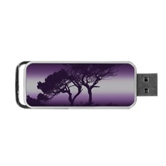 Sunset Portable Usb Flash (one Side) by Valentinaart