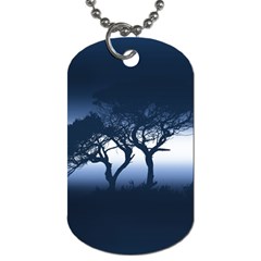 Sunset Dog Tag (one Side) by Valentinaart