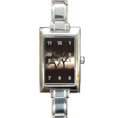 Sunset Rectangle Italian Charm Watch by Valentinaart