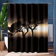 Sunset Shower Curtain 60  X 72  (medium)  by Valentinaart