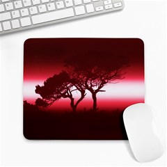 Sunset Large Mousepads by Valentinaart