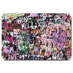 Graffiti Wall Pattern Background Large Doormat  30 x20  Door Mat