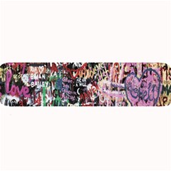 Graffiti Wall Pattern Background Large Bar Mats by Nexatart