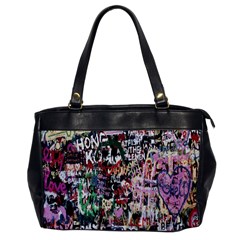 Graffiti Wall Pattern Background Office Handbags by Nexatart