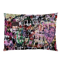 Graffiti Wall Pattern Background Pillow Case (two Sides) by Nexatart