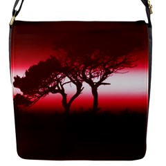 Sunset Flap Messenger Bag (s) by Valentinaart