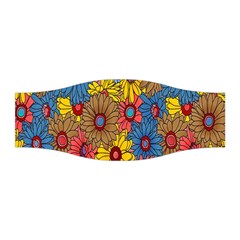 Background With Multi Color Floral Pattern Stretchable Headband by Nexatart