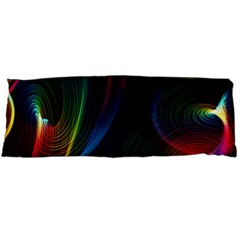 Abstract Rainbow Twirls Body Pillow Case (dakimakura) by Nexatart