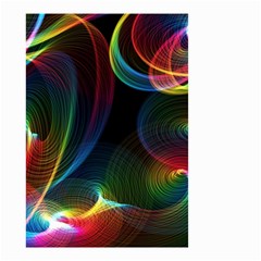 Abstract Rainbow Twirls Small Garden Flag (two Sides) by Nexatart