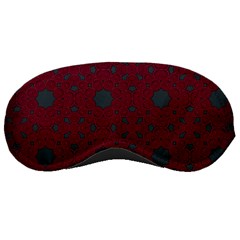 Blue Hot Pink Pattern With Woody Circles Sleeping Masks by Nexatart