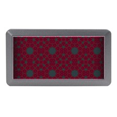 Blue Hot Pink Pattern With Woody Circles Memory Card Reader (mini) by Nexatart