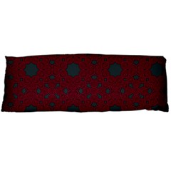 Blue Hot Pink Pattern With Woody Circles Body Pillow Case (dakimakura)