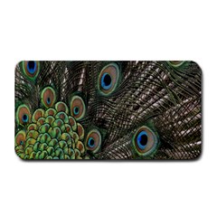 Close Up Of Peacock Feathers Medium Bar Mats by Nexatart