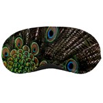 Close Up Of Peacock Feathers Sleeping Masks Front