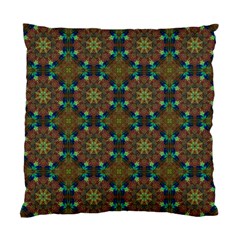 Seamless Abstract Peacock Feathers Abstract Pattern Standard Cushion Case (two Sides)