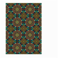 Seamless Abstract Peacock Feathers Abstract Pattern Large Garden Flag (two Sides)