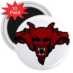 Dracula 3  Magnets (10 Pack)  by Valentinaart