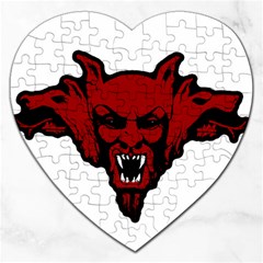 Dracula Jigsaw Puzzle (heart) by Valentinaart