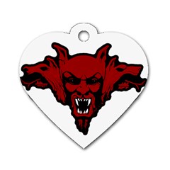 Dracula Dog Tag Heart (one Side) by Valentinaart