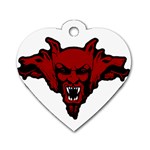 Dracula Dog Tag Heart (Two Sides) Back