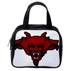 Dracula Classic Handbags (one Side) by Valentinaart