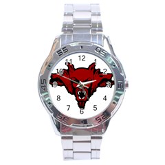 Dracula Stainless Steel Analogue Watch by Valentinaart