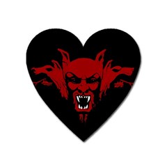 Dracula Heart Magnet by Valentinaart