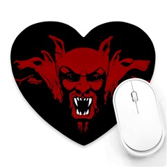 Dracula Heart Mousepads by Valentinaart