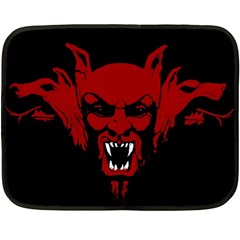 Dracula Double Sided Fleece Blanket (mini)  by Valentinaart