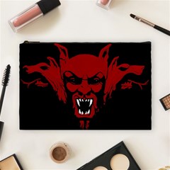 Dracula Cosmetic Bag (large)  by Valentinaart