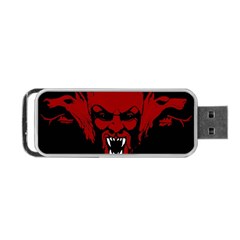 Dracula Portable Usb Flash (one Side) by Valentinaart