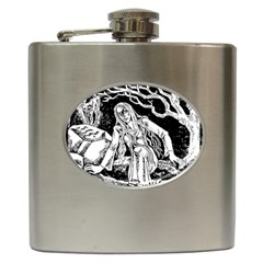 Vampire  Hip Flask (6 Oz) by Valentinaart