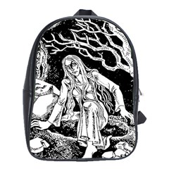 Vampire  School Bags(large)  by Valentinaart