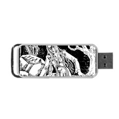 Vampire  Portable Usb Flash (one Side) by Valentinaart