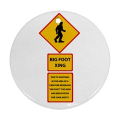 Bigfoot Ornament (round) by Valentinaart