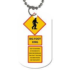 Bigfoot Dog Tag (One Side)