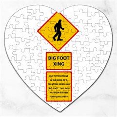 Bigfoot Jigsaw Puzzle (Heart)