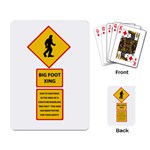 Bigfoot Playing Card Back