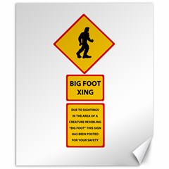 Bigfoot Canvas 8  X 10 