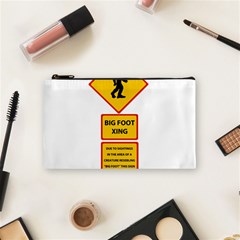 Bigfoot Cosmetic Bag (small)  by Valentinaart