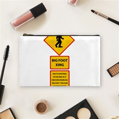 Bigfoot Cosmetic Bag (medium)  by Valentinaart