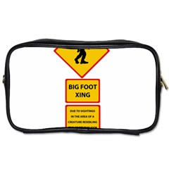 Bigfoot Toiletries Bags 2-side by Valentinaart