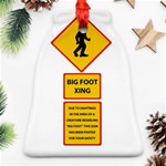 Bigfoot Bell Ornament (Two Sides) Front