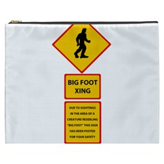 Bigfoot Cosmetic Bag (xxxl)  by Valentinaart