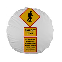 Bigfoot Standard 15  Premium Round Cushions