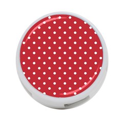 Red Polka Dots 4-port Usb Hub (two Sides)  by LokisStuffnMore