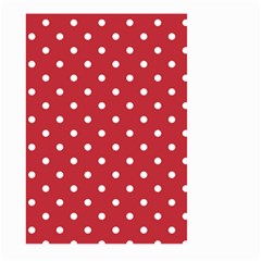 Red Polka Dots Large Garden Flag (two Sides) by LokisStuffnMore