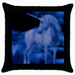 Magical Unicorn Throw Pillow Case (black)