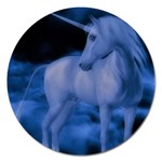 Magical Unicorn Magnet 5  (Round) Front